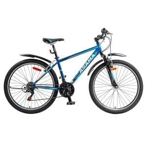 xe đạp asama mtb 2604 màu xanh đen