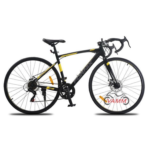 xe đạp fornix f8 màu đen vàng