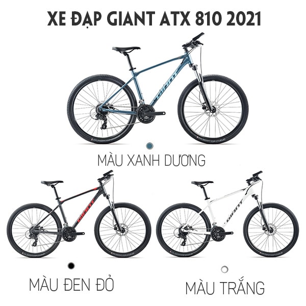 3 màu xe đạp giant atx 810 2021