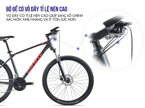 Dây điều khiển xe đạp giant atx 810