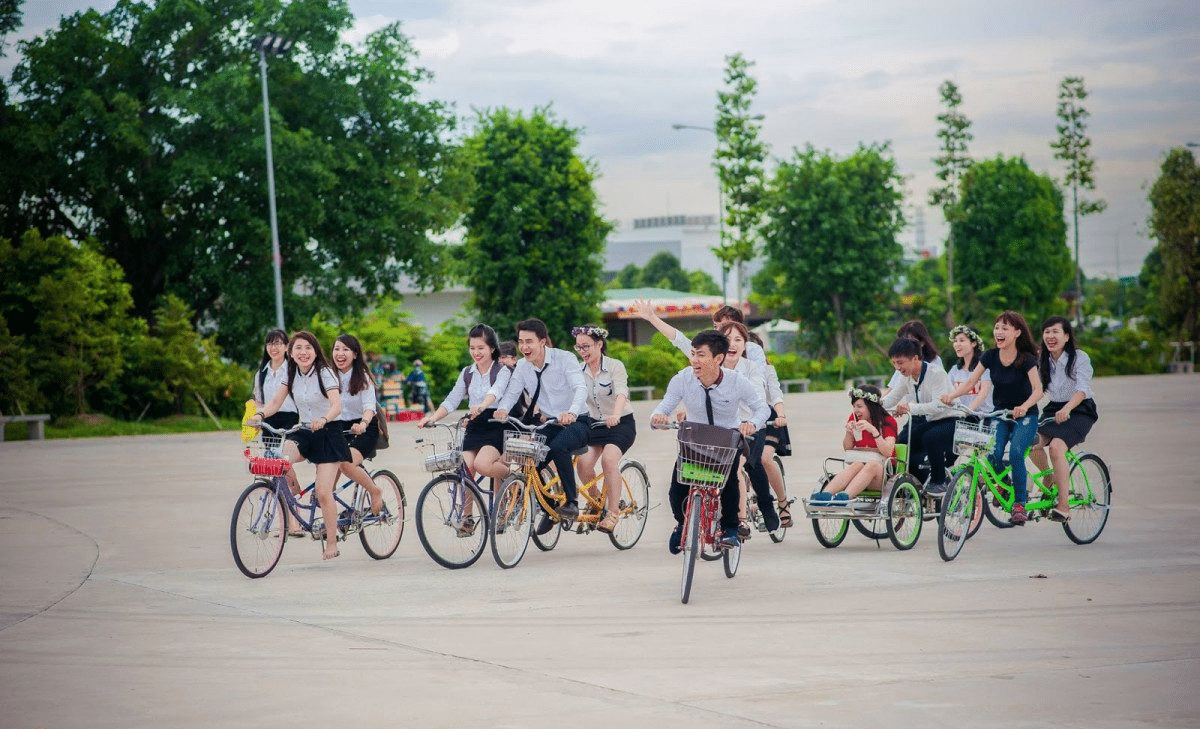 xe đạp cho học sinh đi học