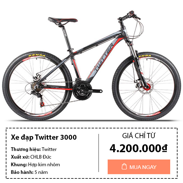 Xe đạp thể thao twitter 3000