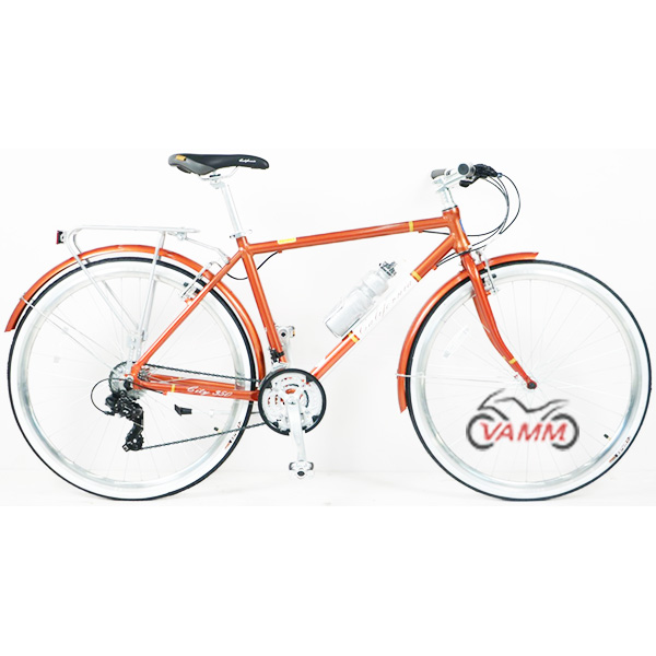 xe đạp California City 350 màu cam