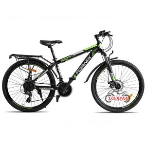 xe đạp fornix bm703 màu đen xanh lá