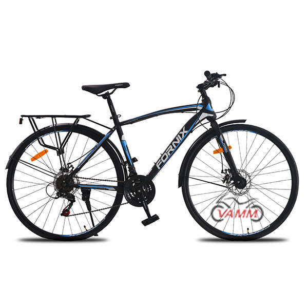 xe đạp fornix fr307 màu đen xanh dương