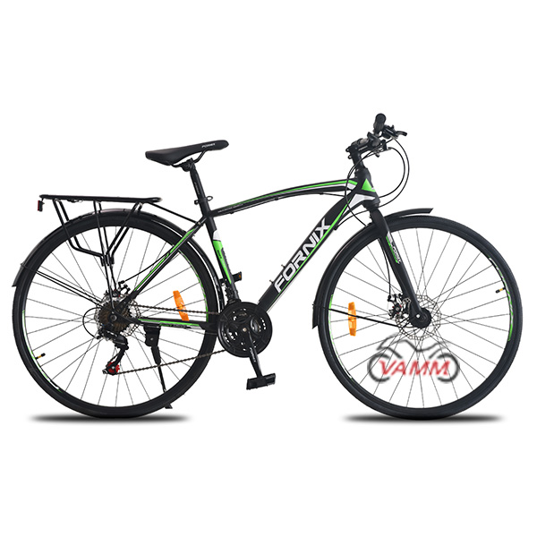 xe đạp fornix fr307 màu đen xanh lá