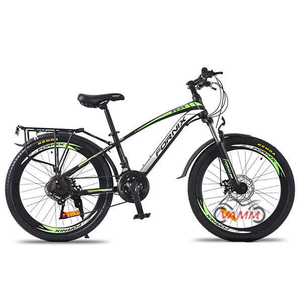 xe đạp fornix ft24 màu trắng xanh lá