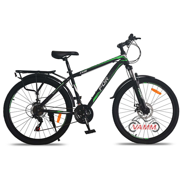 xe đạp fornix fx26 màu đen xanh