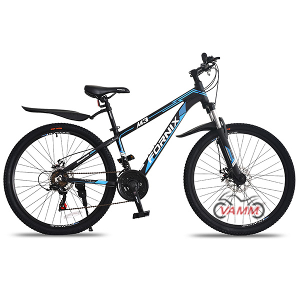 xe đạp fornix m3 màu đen xanh dương