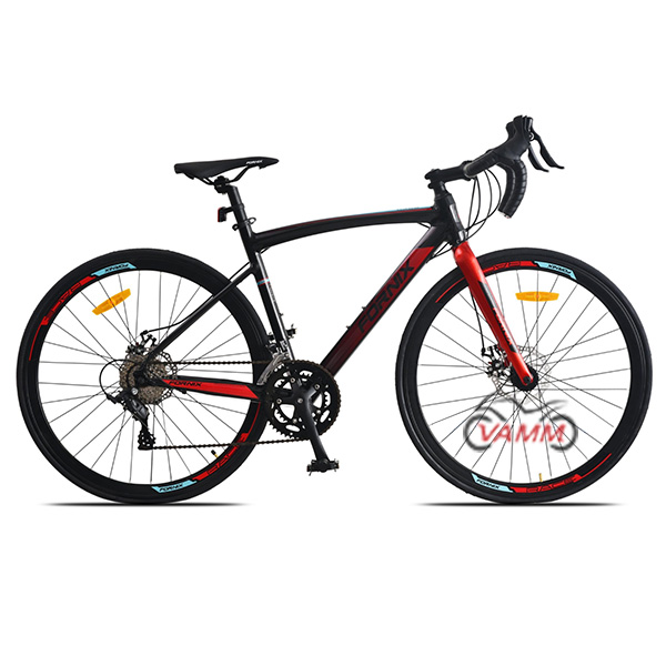 xe đạp fornix r300 màu đen đỏ